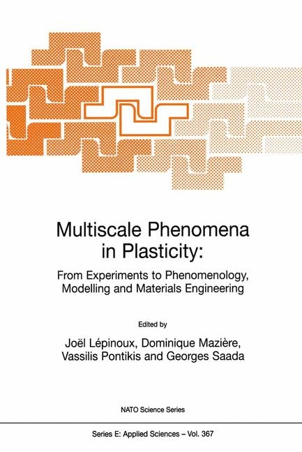 Multiscale Phenomena in Plasticity: From Experiments to Phenomenology, Modelling and Materials Engineering - 