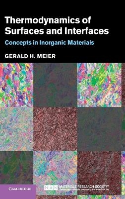 Thermodynamics of Surfaces and Interfaces - Gerald H. Meier