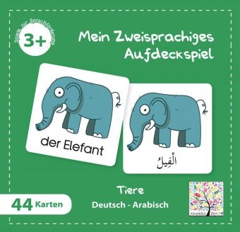 Mein Zweisprachiges Aufdeckspiel, Tiere, Arabisch (Kinderspiel) - 