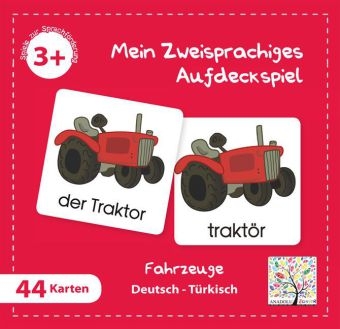 Mein Zweisprachiges Aufdeckspiel, Fahrzeuge, Türkisch (Kinderspiel) - 