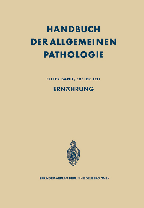 Ernährung - Hans-Werner Altmann, Franz Büchner, Erich Letterer