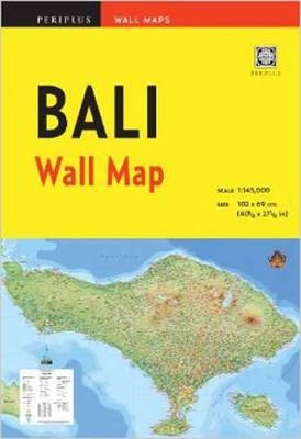 Bali Wall Map -  Periplus Editors