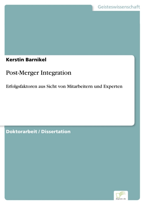 Post-Merger Integration -  Kerstin Barnikel