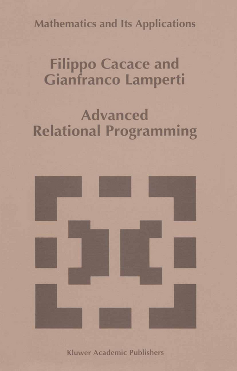 Advanced Relational Programming - F. Cacace, G. Lamperti