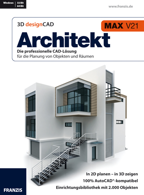 3D Design CAD Architekt V21