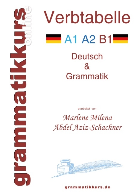 Verbtabelle Deutsch A1 A2 B1 - Marlene Milena Abdel Aziz-Schachner