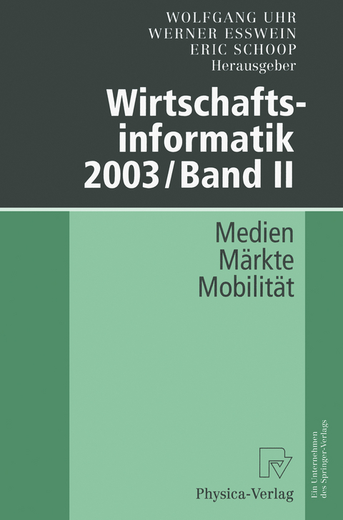 Wirtschaftsinformatik 2003/Band II - 