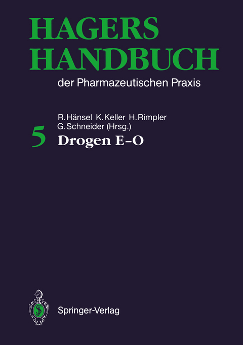 Hagers Handbuch der Pharmazeutischen Praxis - 