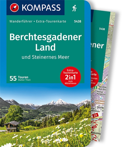 KOMPASS Wanderführer 5438 Berchtesgadener Land und Steinernes Meer - Walter Theil