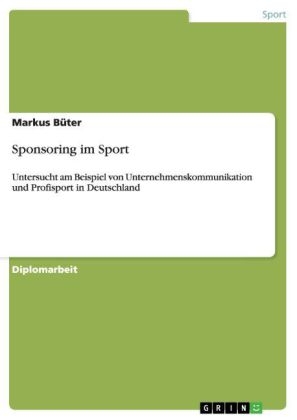 Sponsoring im Sport - Markus BÃ¼ter