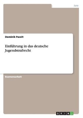 EinfÃ¼hrung in das deutsche Jugendstrafrecht - Dominik Pacelt