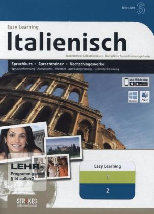 Easy Learning Italienisch 1+2 Kombipaket für Anfänger und Fortgeschrittene A1-B2