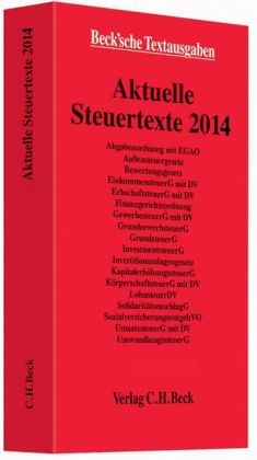 Aktuelle Steuertexte 2014