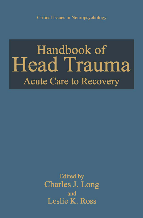 Handbook of Head Trauma - 