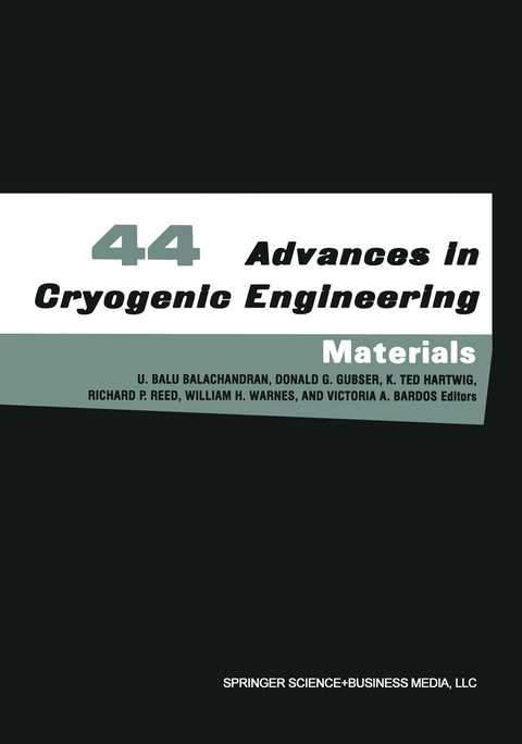 Advances in Cryogenic Engineering Materials - 