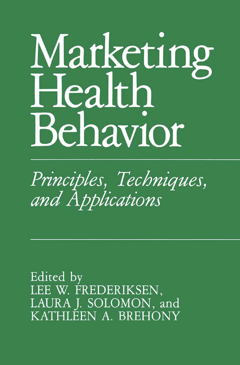 Marketing Health Behavior - 