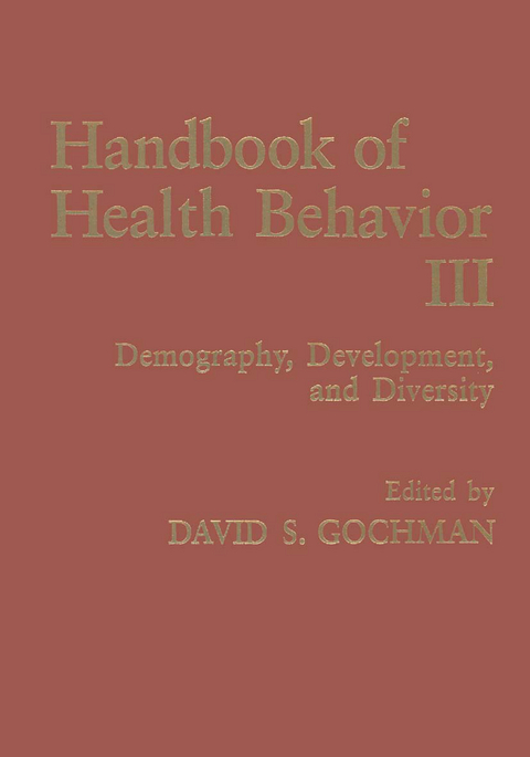 Handbook of Health Behavior Research III - 