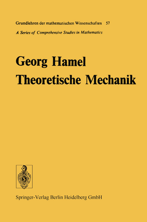 Theoretische Mechanik - Georg Hamel