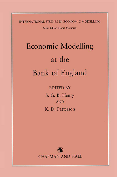 Economic Modelling at the Bank of England - 