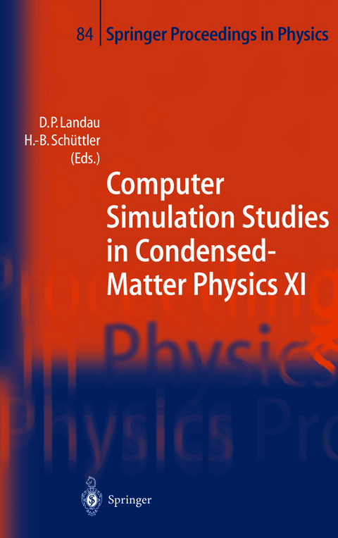 Computer Simulation Studies in Condensed-Matter Physics XI - 