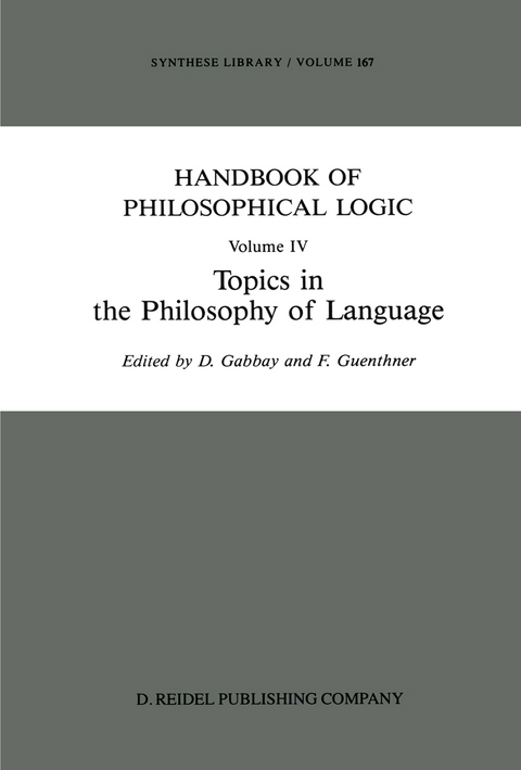 Handbook of Philosophical Logic - 