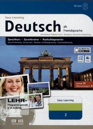 Easy Learning Deutsch 1+2 Kombipaket für Anfänger und Fortgeschrittene A1-B2