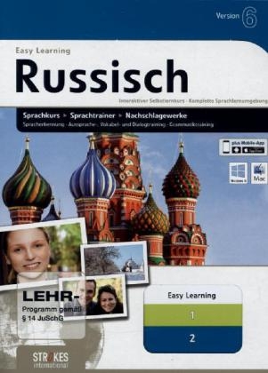 Easy Learning Russisch 1+2 Kombipaket für Anfänger und Fortgeschrittene A1-B2