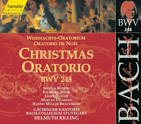 Weihnachts-Oratorium BWV 248, 3 Audio-CDs - Johann Sebastian Bach