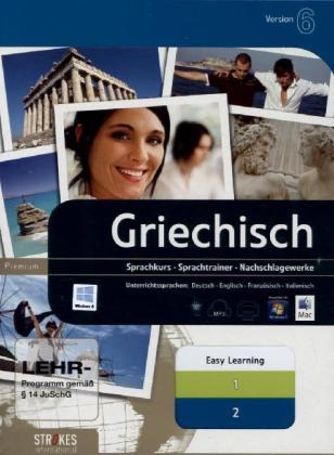 Easy Learning Griechisch 1+2 Kombipaket für Anfänger und Fortgeschrittene A1-B2