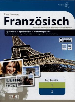 Easy Learning Französisch 1+2 Kombipaket für Anfänger und Fortgeschrittene A1-B2