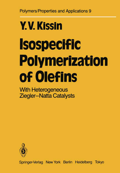 Isospecific Polymerization of Olefins - Y.V. Kissin