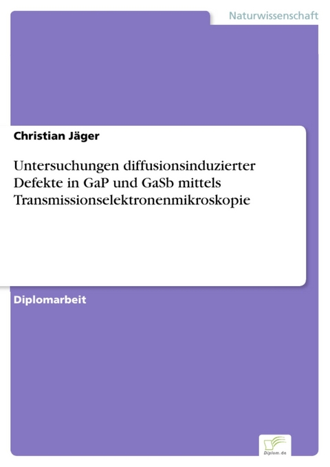 Untersuchungen diffusionsinduzierter Defekte in GaP und GaSb mittels Transmissionselektronenmikroskopie -  Christian Jäger