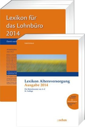 Buchpaket Lexikon für das Lohnbüro und Lexikon Altersversorgung 2014 - Wolfgang Schönfeld, Jürgen Plenker, Ralf Fath, Christian Urbitsch