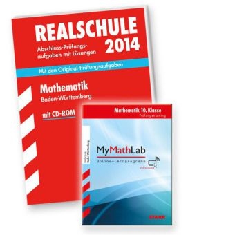 Abschluss-Prüfungsaufgaben Realschule Baden-Württemberg. Mit Lösungen / Mathematik 2014 - Gesamtpaket inkl. MyMathLab Vollversion - Thomas Dreher