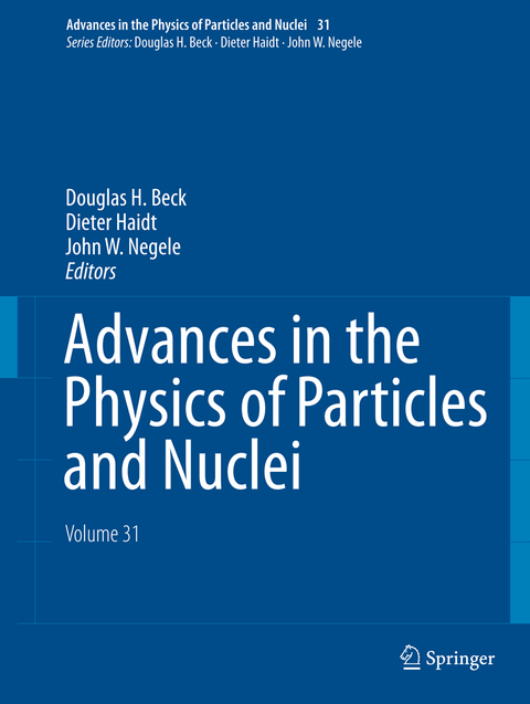 Advances in the Physics of Particles and Nuclei - Volume 31 - 