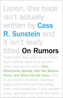 On Rumors - Cass R. Sunstein