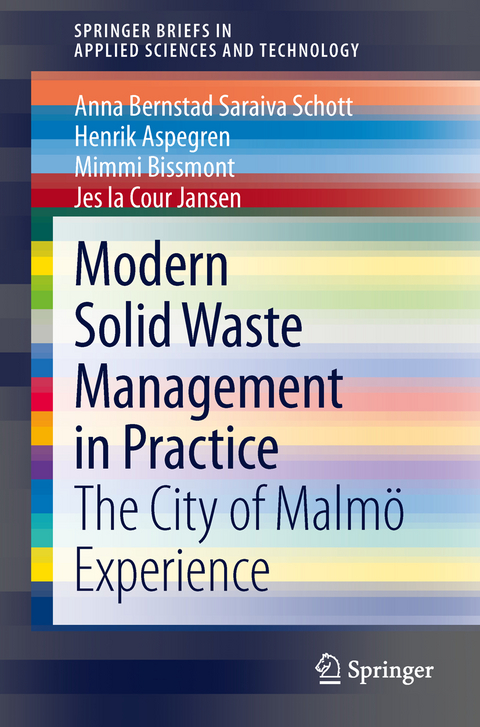 Modern Solid Waste Management in Practice - Anna Bernstad Saraiva Schott, Henrik Aspegren, Mimmi Bissmont, Jes la Cour Jansen