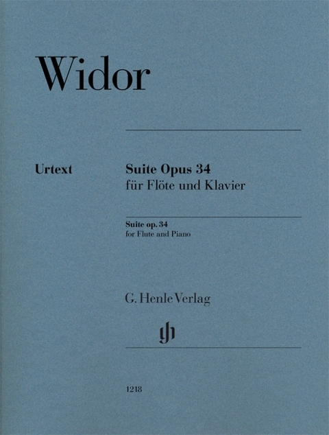 Charles-Marie Widor - Suite op. 34 für Flöte und Klavier - 