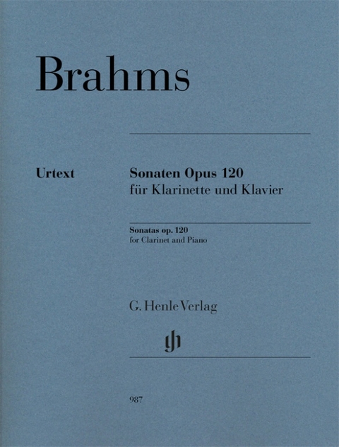 Johannes Brahms - Klarinettensonaten op. 120 - 