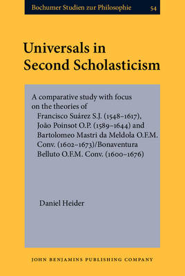 Universals in Second Scholasticism - Daniel Heider