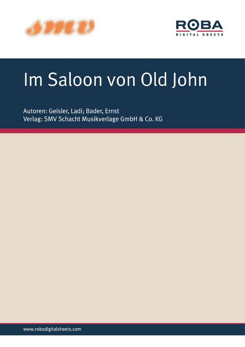 Im Saloon Von Old John - Ladi Geisler, Ernst Bader