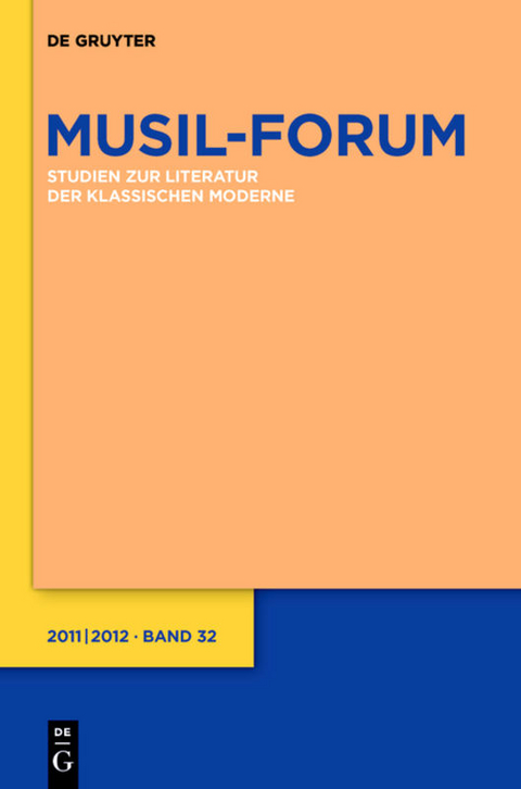 Musil-Forum / 2011/2012 - 