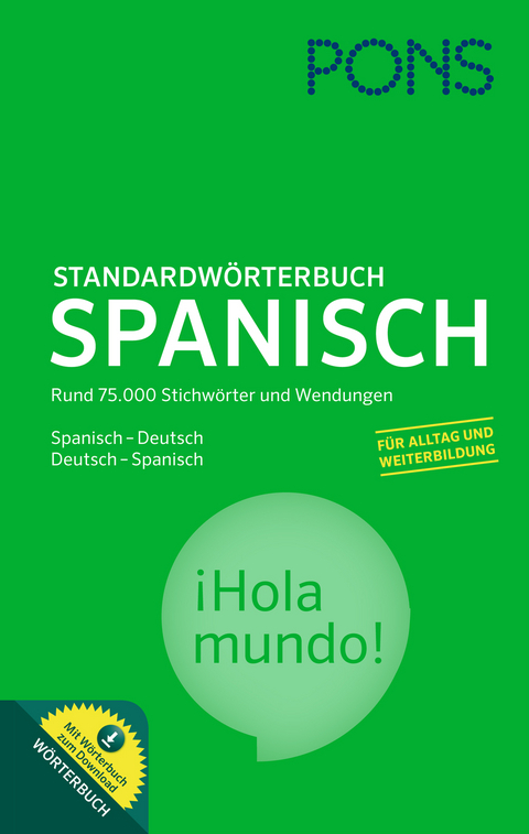 PONS Standardwörterbuch Spanisch
