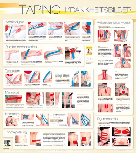 Taping Wandtafel Krankheitsbilder - Ramin Ilbeygui