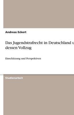 Das Jugendstrafrecht in Deutschland und dessen Vollzug - Andreas Eckert