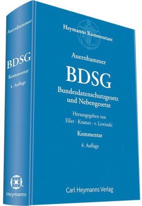 Auernhammer: BDSG. Kommentar - 