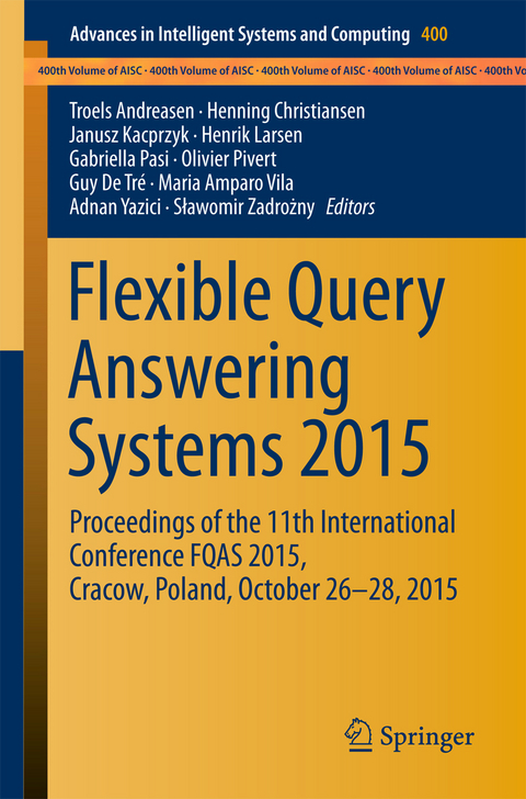 Flexible Query Answering Systems 2015 - 