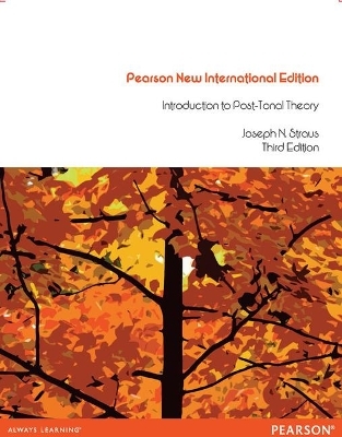 Introduction to Post-Tonal Theory - Joseph Straus