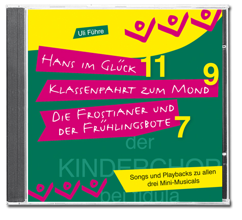 Kinderchor-CD zu drei Mini-Musicals (Songs & Playbacks) - Uli Führe