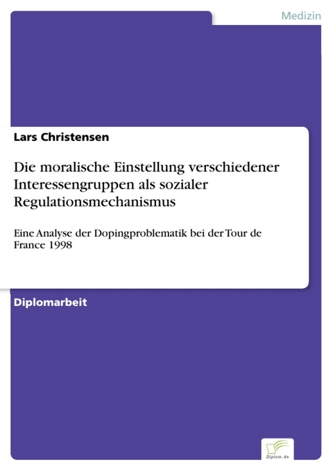 Die moralische Einstellung verschiedener Interessengruppen als sozialer Regulationsmechanismus -  Lars Christensen